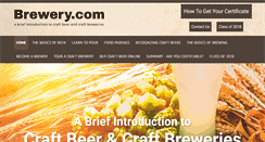 Desktop Screenshot of brewery.com