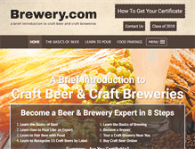 Tablet Screenshot of brewery.com